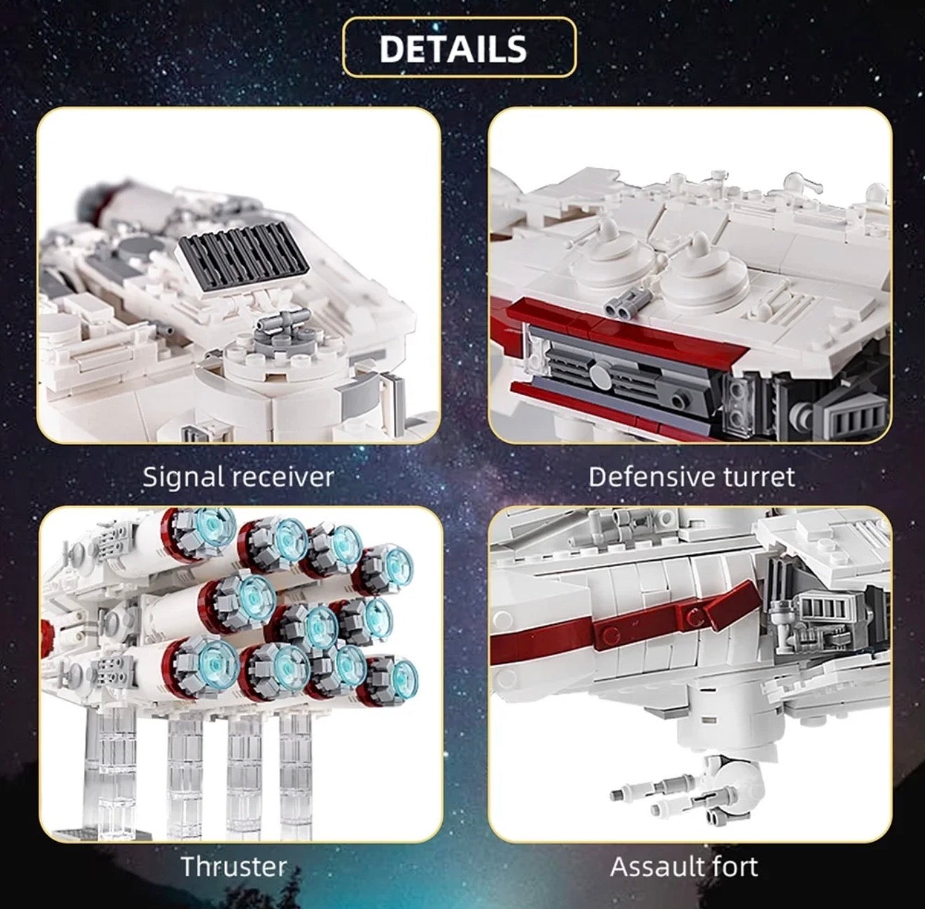 MOULD KING 21003 Tantive IV Starship – 2,905 Pieces - Retired / Limited Edition