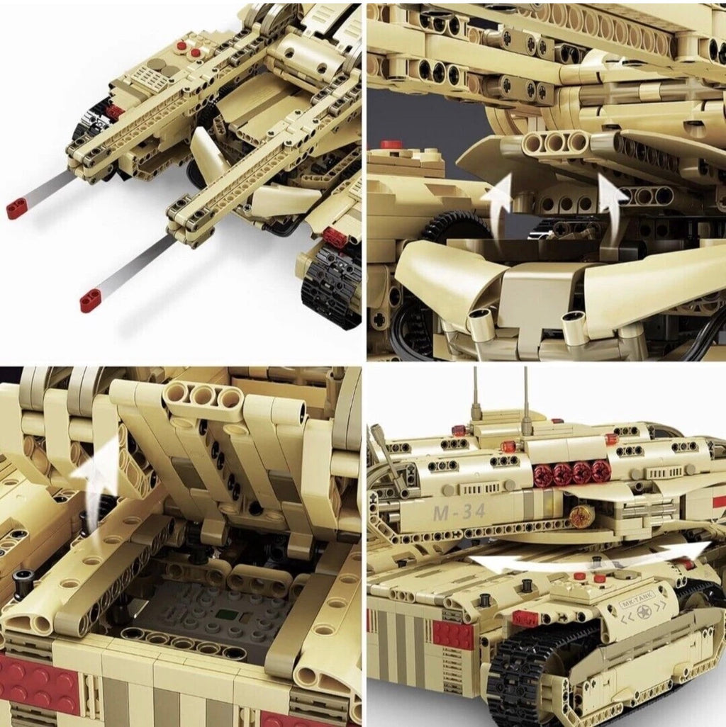 Mould King 20011 RC Mammoth Tank Building Set – 3,296 Pieces