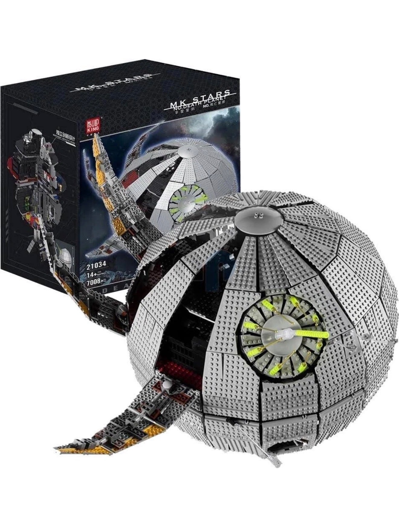 Mould King 21034 Death Planet Space Station Display Set – 7,008 Pieces - RETIRED / LIMITED EDITION