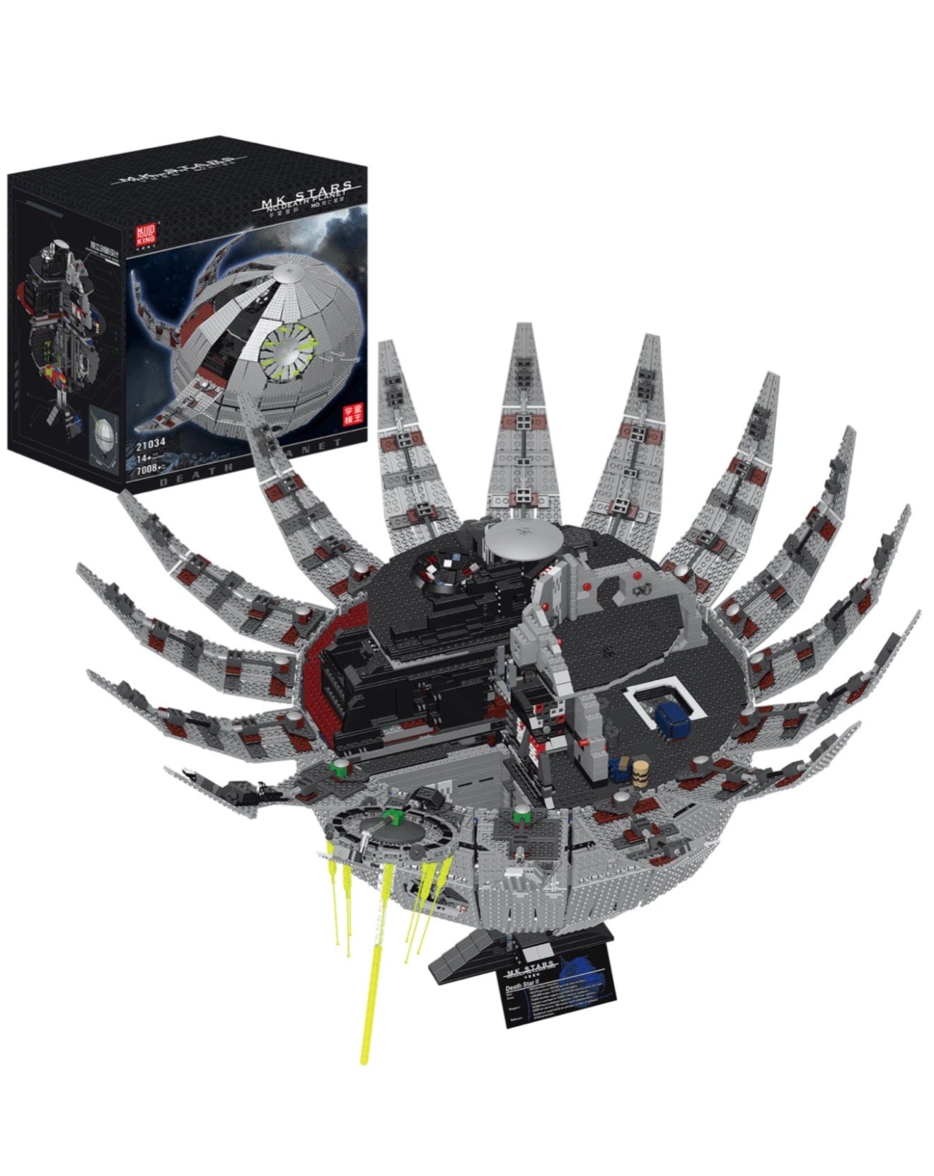 Mould King 21034 Death Planet Space Station Display Set – 7,008 Pieces - RETIRED / LIMITED EDITION