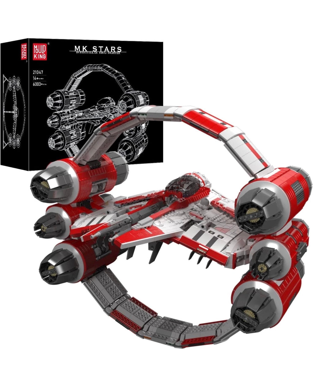 MOULD KING 21047 Interstellar Ring Fighter – 6,003 Pieces - RETIRED / LIMITED EDITION
