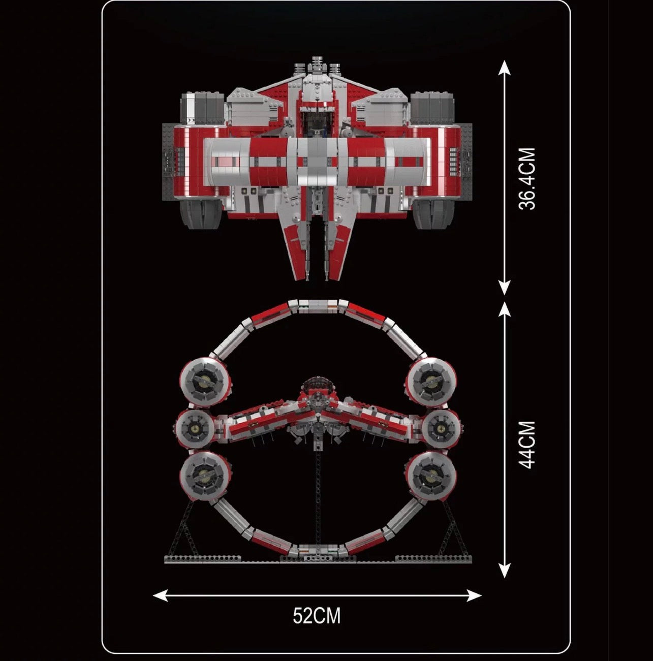 MOULD KING 21047 Interstellar Ring Fighter – 6,003 Pieces - RETIRED / LIMITED EDITION
