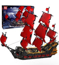 Mould King 13109 Red Ship Pirates of the Caribbean Sailboat – 3,139 Pieces
