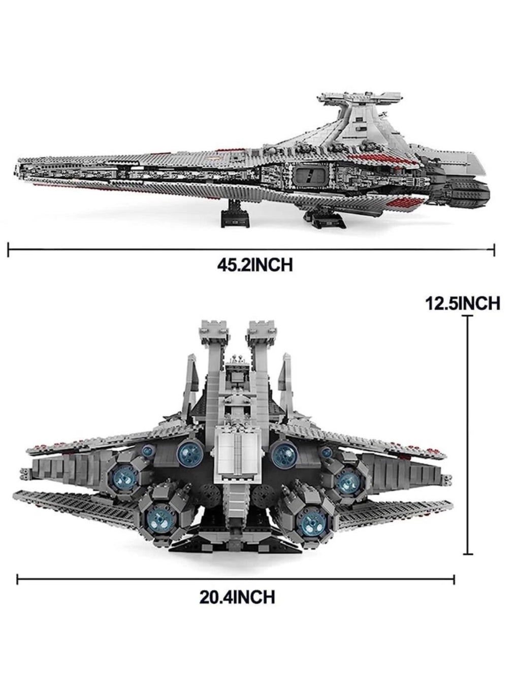 MOULD KING 21005 Venator-Class Republic Attack Cruiser – 6,685 Pieces - RETIRED / LIMITED EDITION
