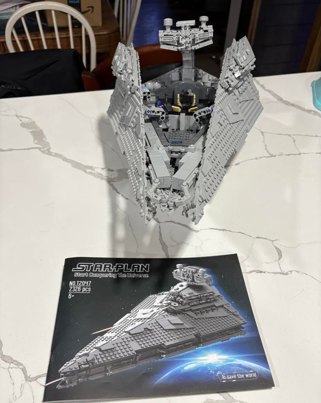 STAR PLAN T2047 Imperial Star Destroyer Building Set – 2,326 Pieces