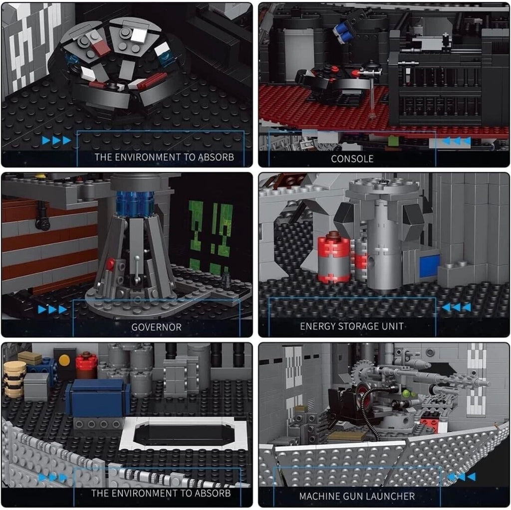 Mould King 21034 Death Planet Space Station Display Set – 7,008 Pieces - RETIRED / LIMITED EDITION