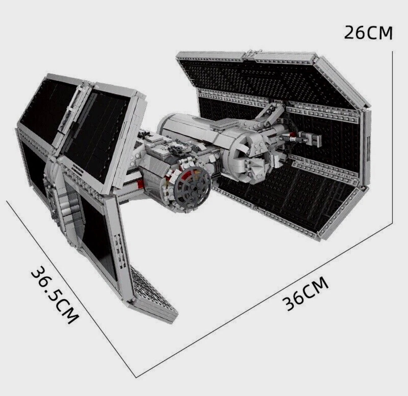 MOULD KING 21048 TIE Fighter Spaceship – 3,616 Pieces - Retired / Limited Edition