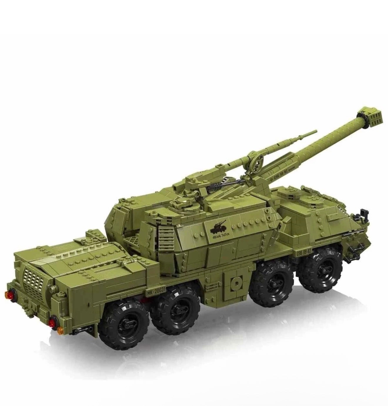 Mould King 20031 Remote Control DANA Self-Propelled Howitzer Building Set – 1,923 Pieces